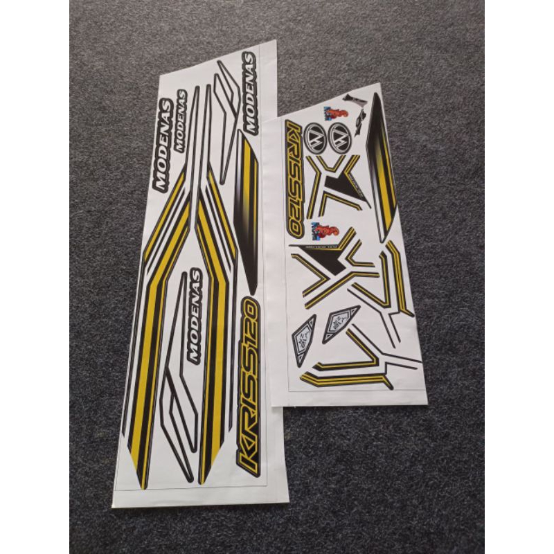 STICKER KRISS 120 LINE DESIGN EDITION. | Shopee Malaysia