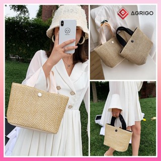 Women′ S Beach Straw Handbag Straw Beach Bag Handmade Straw Bag