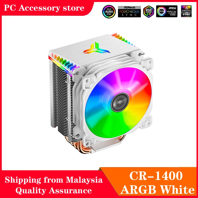 JONSBO CR1400 ARGB Heat Sink 4 Heat Pipe Tower CPU Cooler ITX 5V 3Pin