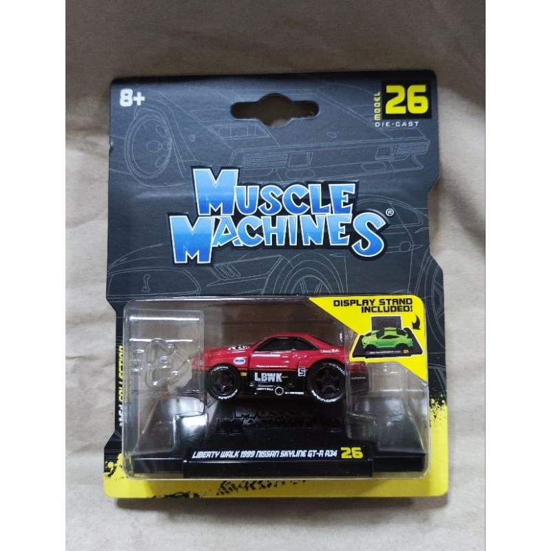 Muscle Machines Liberty Walk 1999 Nissan Skyline GTR R34 Shopee Malaysia