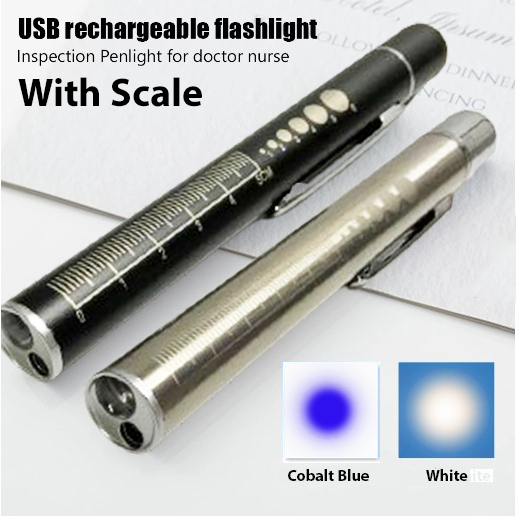 Pentorch Medical White/Blue Torch Light Penlight Special Flashlight For