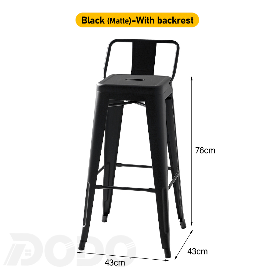 DO Metal High Chair Bar Stool Cafe Chair Dining Chair Kerusi Makan ...