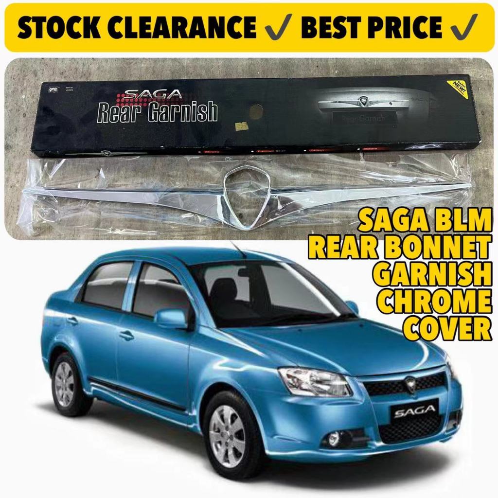 Proton Saga BLM FL FLX Chrome Rear Back Tailgate Trunk Top Center ...