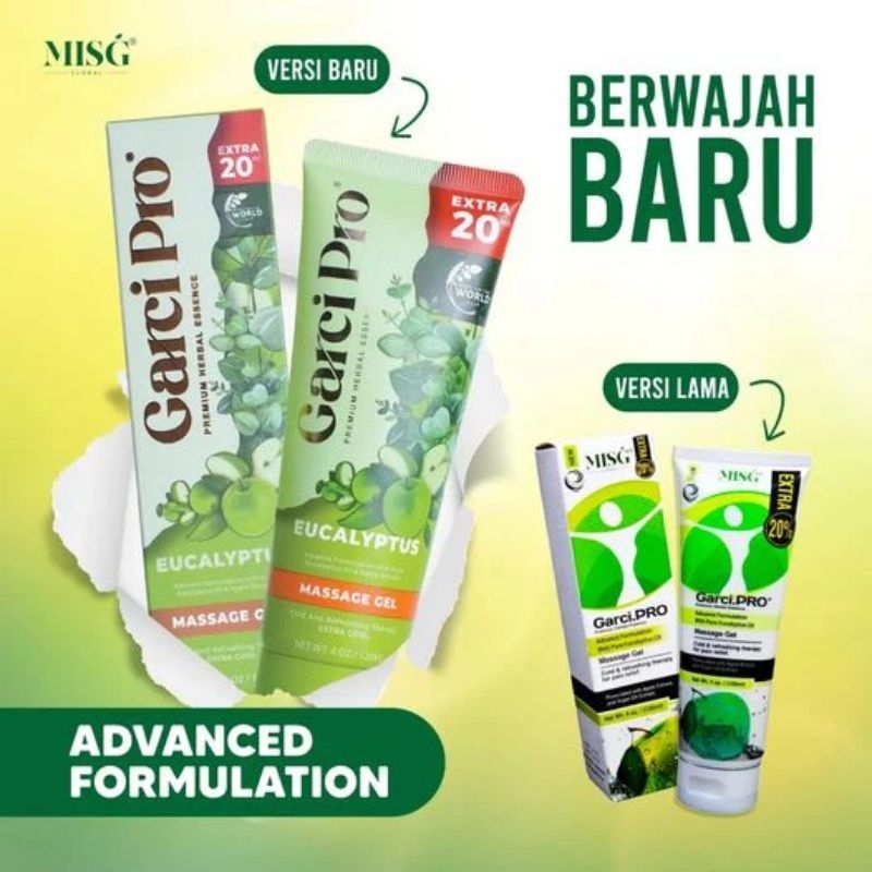 𝗚𝗮𝗿𝗰𝗶 𝗣𝗿𝗼 𝗚𝗲𝗹 Original Hq 120ml New Packaging 2024 Sakit Kebas Kaki Tangan Saraf Lutut Lenguh