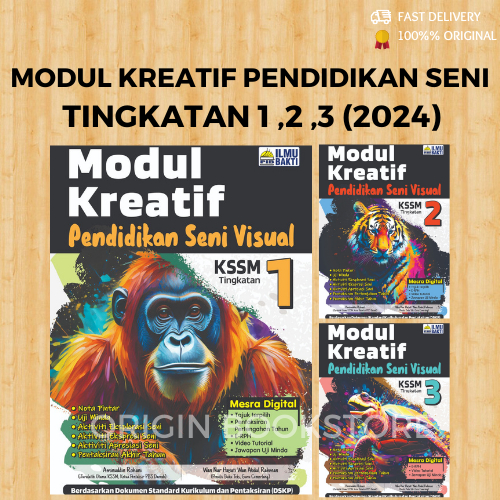 [OG] MODUL KREATIF PENDIDIKAN SENI VISUAL KSSM TINGKATAN 1,2,3 (2024 ...