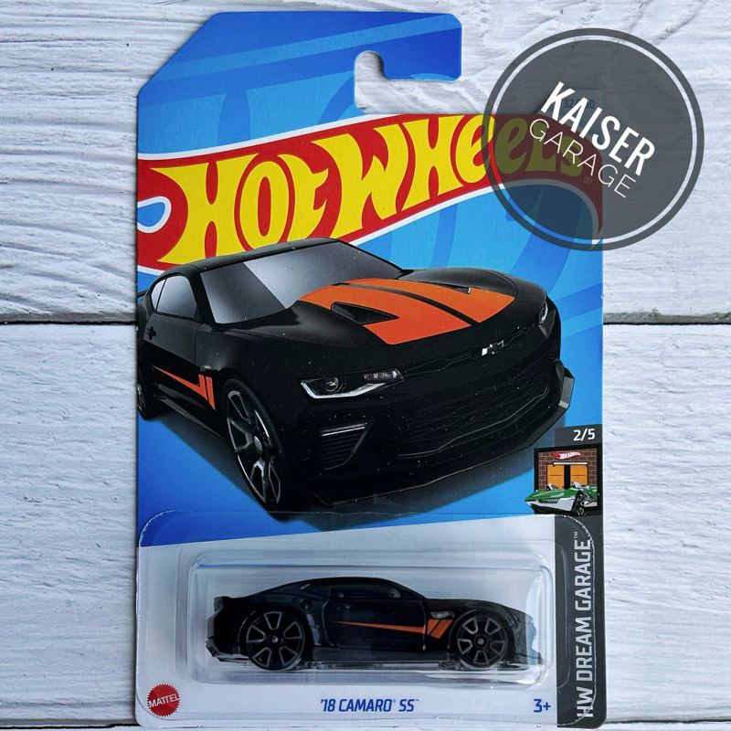 Hot Wheels : ‘18 Camaro SS Black (J-Hook Creased) | Shopee Malaysia