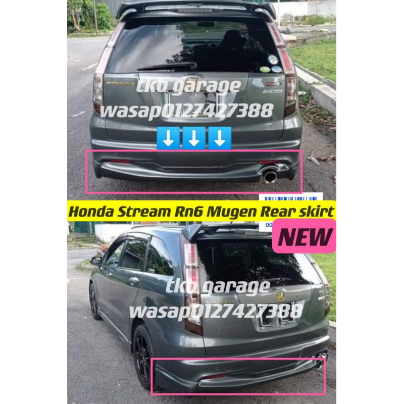 2010 honda stream rn6 mugen rear skirt | Shopee Malaysia