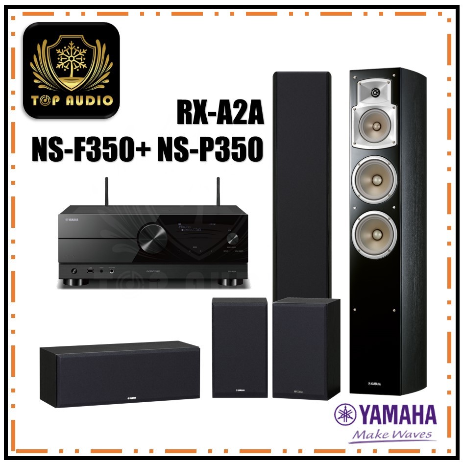 Yamaha RX-A2A + NS-F350 + NS-P350 Home Theatre Package (5.0CH) | Shopee ...