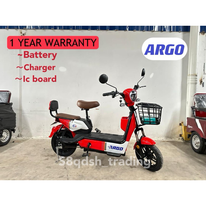 ARGO new electric bike electric bicycle electric scooter model ARGO e bikes 2 seat Shopee Malaysia
