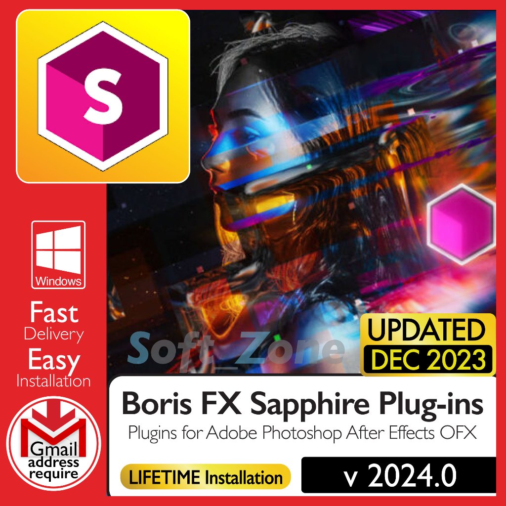 Boris FX Sapphire Plugins 2024.0 Plugins for Adobe