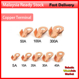 Copper Terminal OT Series connector wire connector Copper Nose ring Solar lifepo 5 10 20 30 40 50 100 300A
