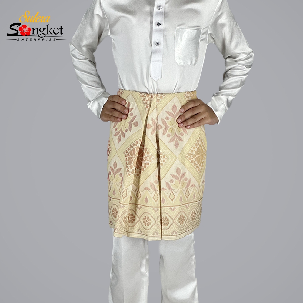 Sampin Budak Siap Jahit | Sampin Budak Bergetah |Saiz L| Sampin Kanak ...