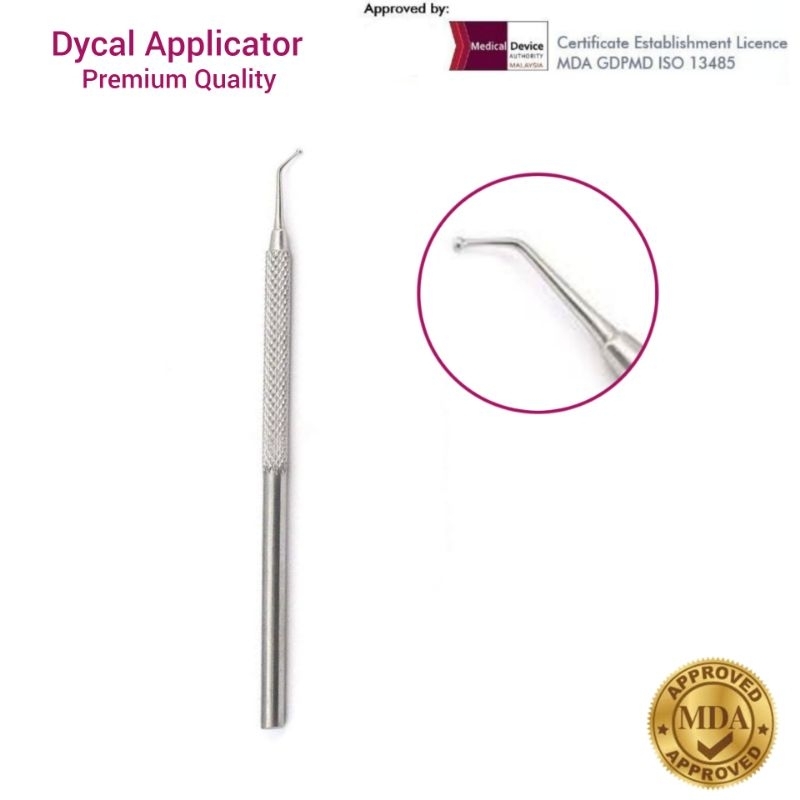 Dental Dycal Applicator Stainless Steel Gigi Dental Dentists Hand