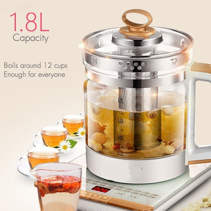 Hot Sale Multifunctional 1.8L Health Pot Tea Maker Home Automatic Glass ...