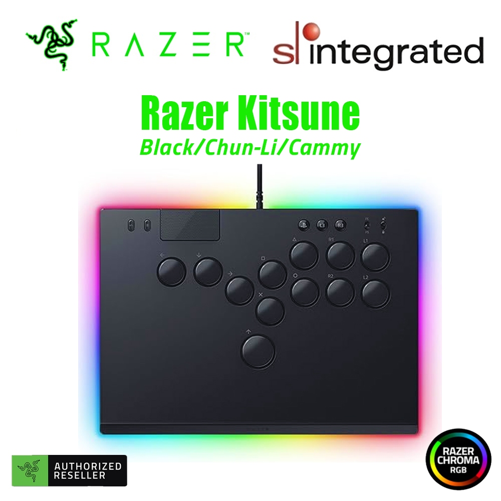 Razer Kitsune All-Button Optical Arcade Controller for PS5 and PC ...