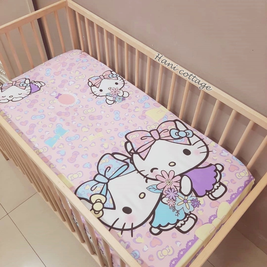 Cadar Baby Cot Baby Cot Fitted Bedsheet Baby Cot Mattress Cover Cadar Tilam Bayi