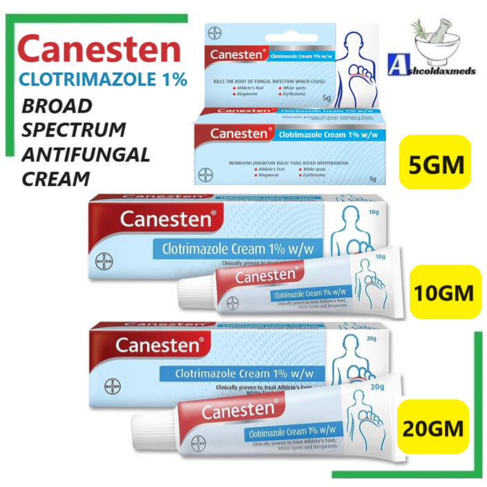 Canesten Cream Clotrimazole 1 10gm or 20gm Shopee Malaysia