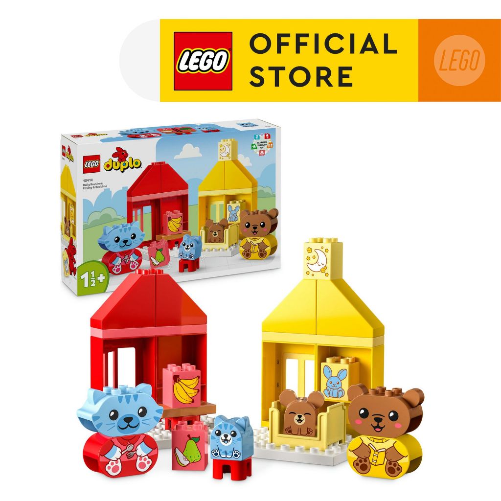 LEGO DUPLO My First 10414 Daily Routines: Eating & Bedtime Building Set ...