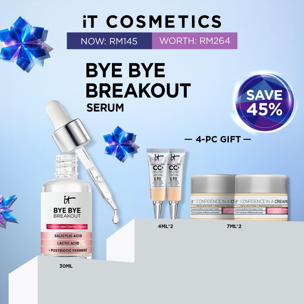 [December Exclusive Set] IT Cosmetics Bye Bye Breakout Serum 30ml