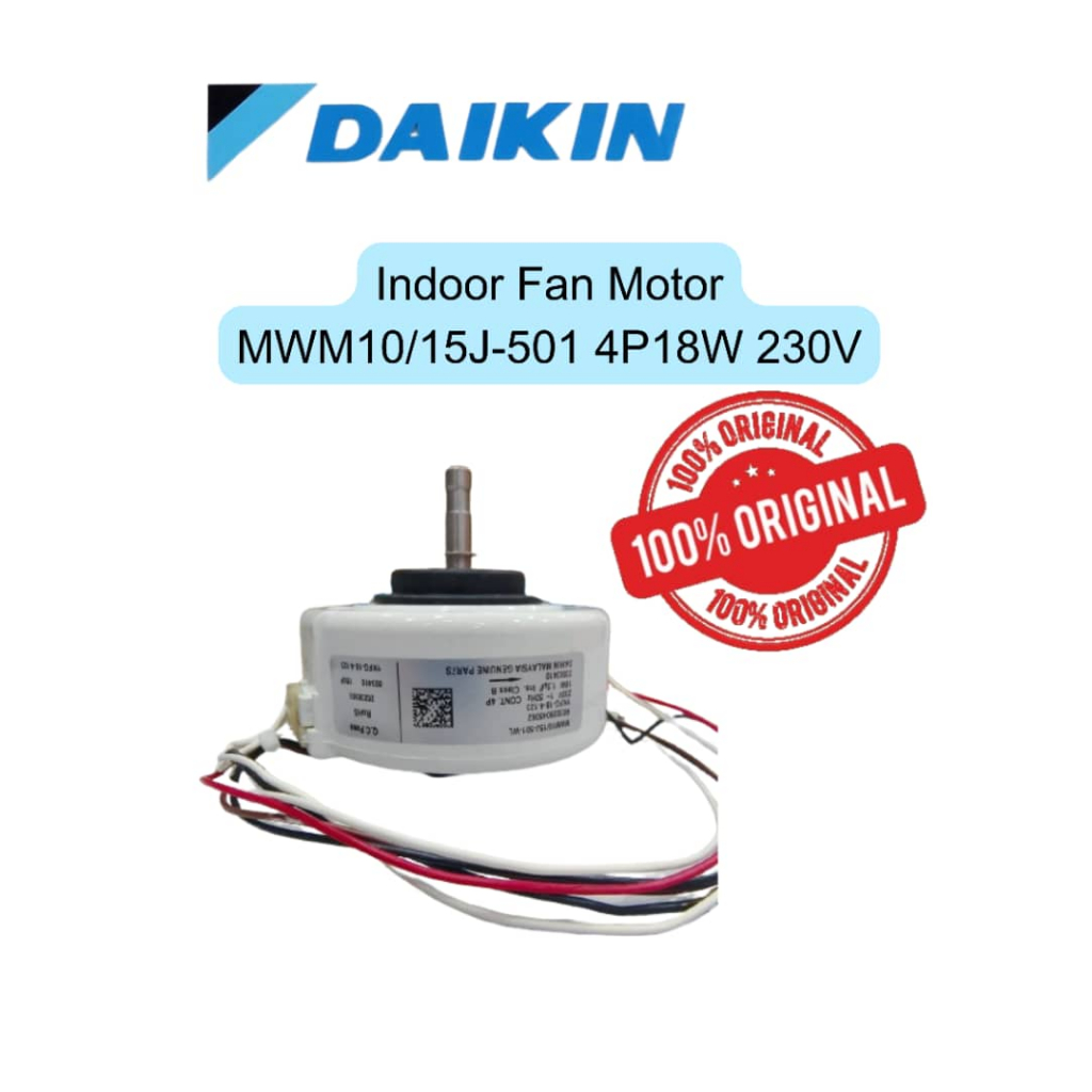 Daikin / York / Acson ORIGINAL Indoor Fan Motor 1.0hp / 1.5hp Shopee