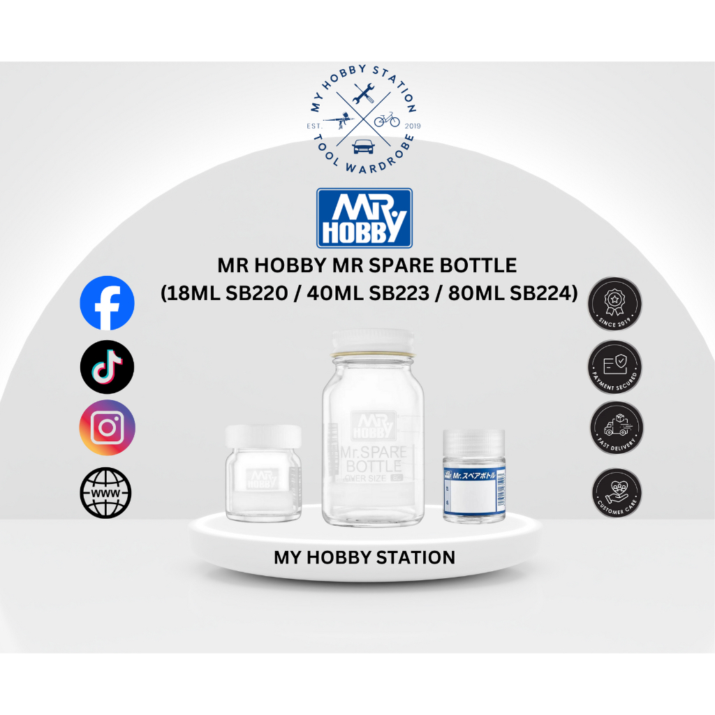 Mr. Spare Bottle XL 80ml Mr. Hobbies SB224 - shop Get Model