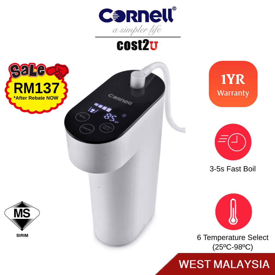 Cornell Instant Hot Water Dispenser (Fast Boil) CIDEP1500X Boiler