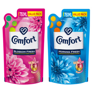 COMFORT Comfort Ultra Morning Fresh Concentrated Fabric Softener Refill  Pouch 1.6L, Household