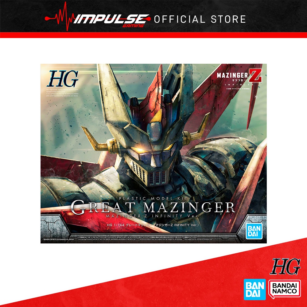 Bandai 1/144 Great Mazinger & Mazinger Z Infinity Ver. – Plastikmodellbausatz – Mit Display-Ständer – Für Sammler – Ab 14 Jahren