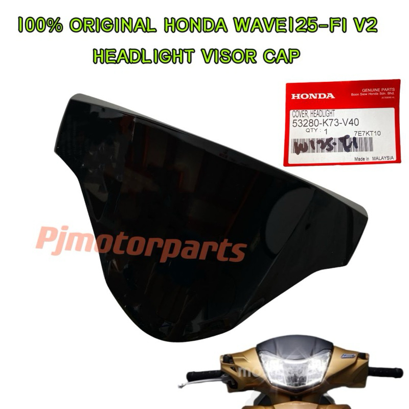 WAVE125-Fi V2 / WAVE 125 Fi V2 ( 100% ORIGINA ) COVER HEADLIGHT FARING ...