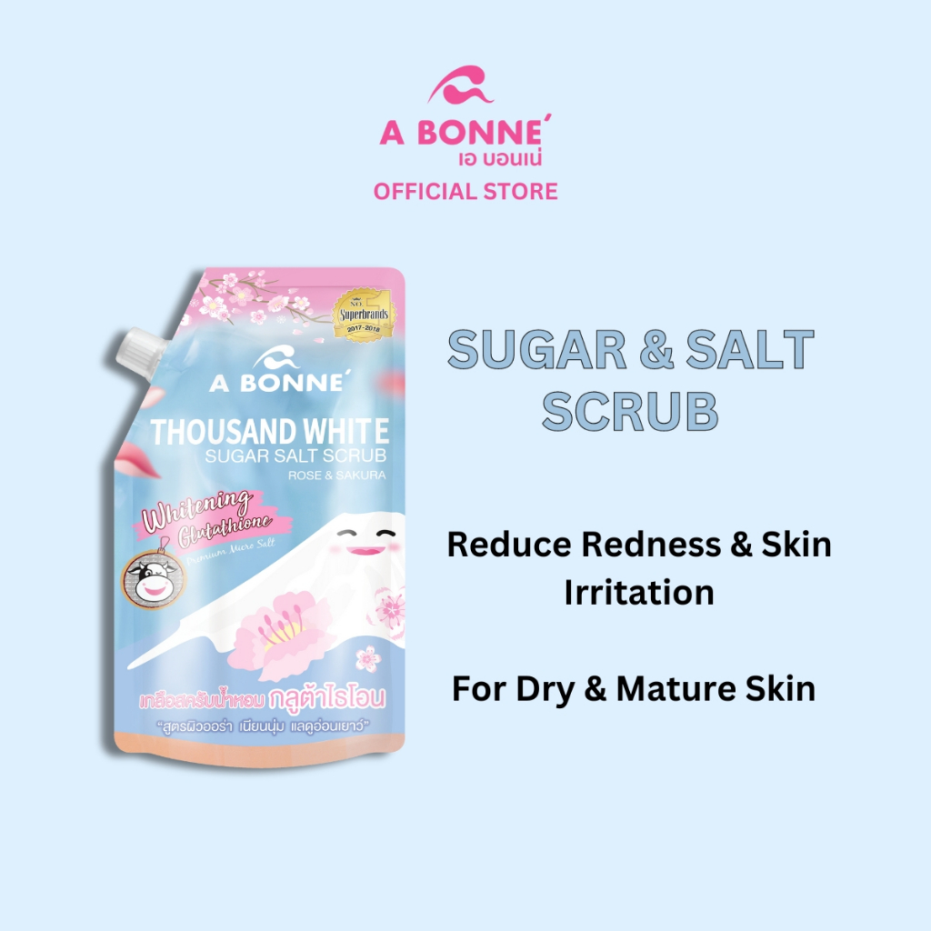 Thousand White Sugar Salt Scrub 350g