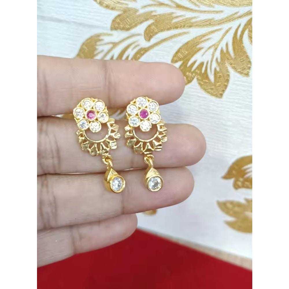 1 gram gold 2024 plated earrings