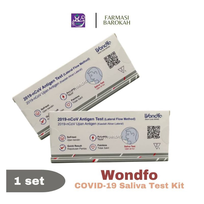 WONDFO 2019nCov ANTIGEN TEST KIT (Saliva Test) Shopee Malaysia