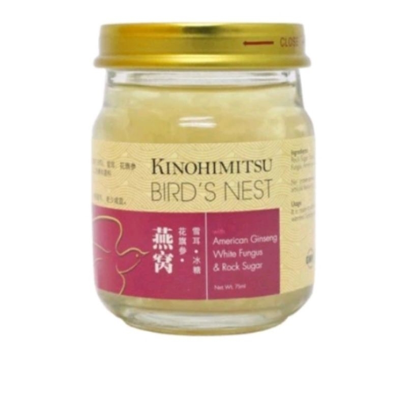 KINOHIMITSU Bird's Nest with American Ginseng 75g Expiry 4/2026
