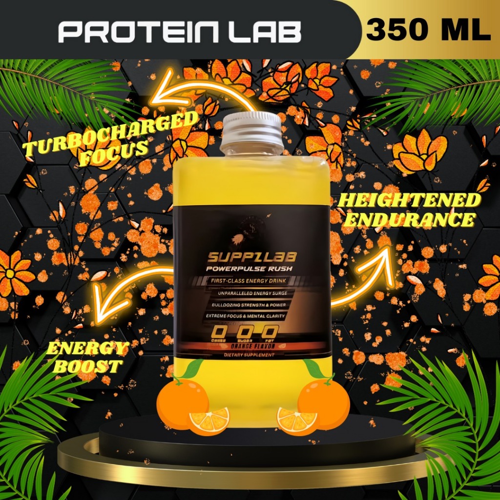 SUPPZLAB POWERPULSE RUSH FIRST CLASS ENERGY DRINK (350ML) | Shopee Malaysia
