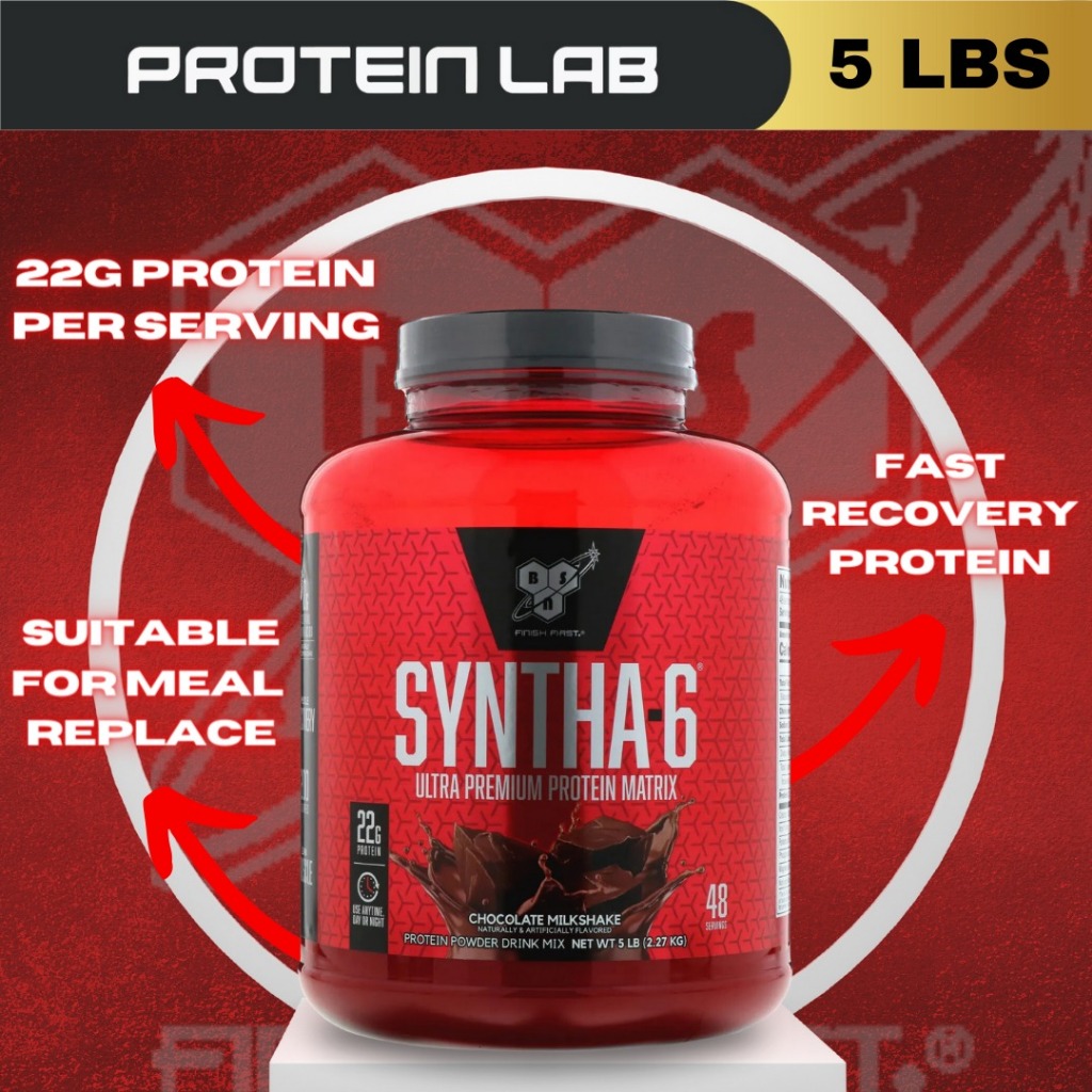 BSN Syntha-6 5LBS ULTRA PERMIUM PROTEIN MATRIX (5LBS) | Shopee Malaysia