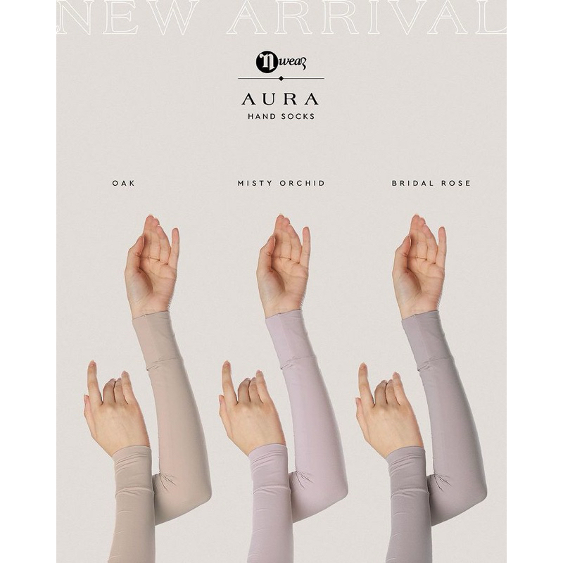 [naelofar] PLAIN MIDI AURA & AURA HAND SOCKS - original | Shopee Malaysia