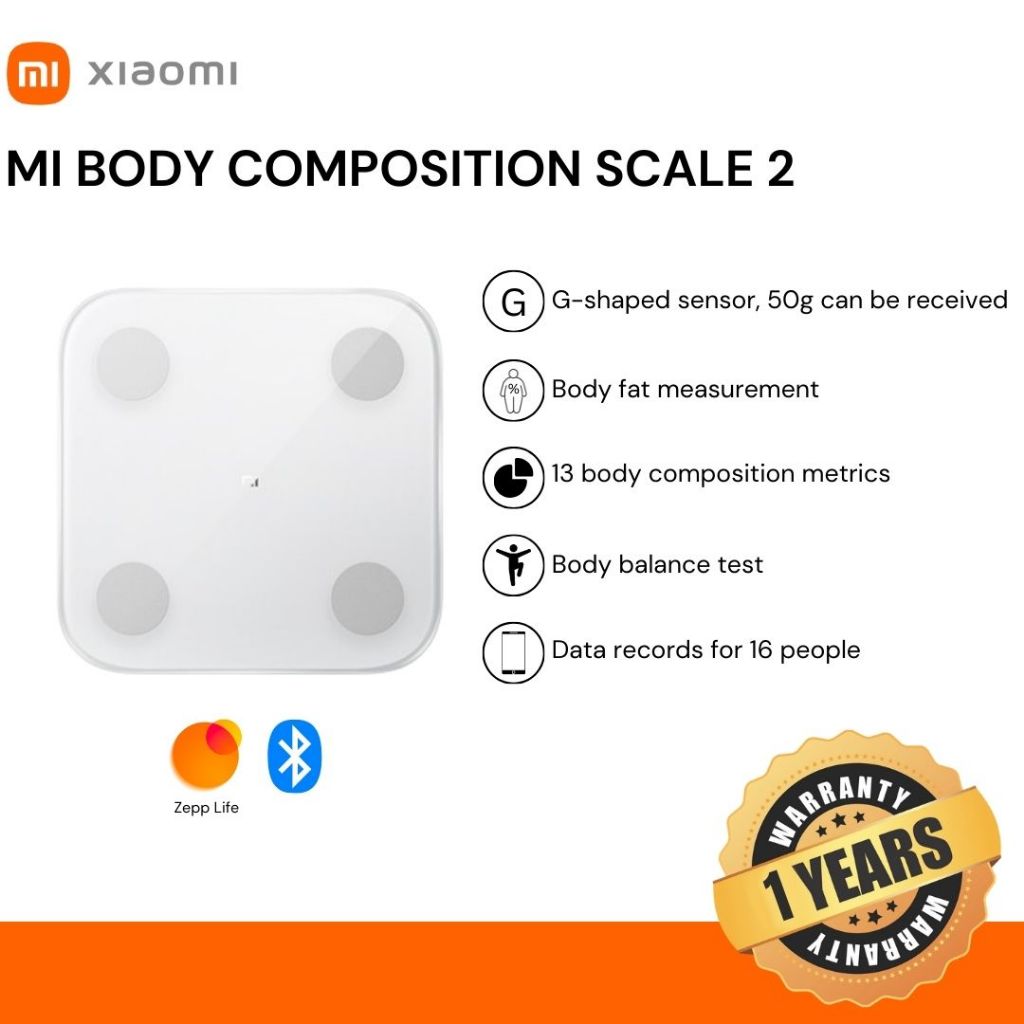 Xiaomi NUN4048GL 2nd Generation BMI Body Fat Mi Smart Body