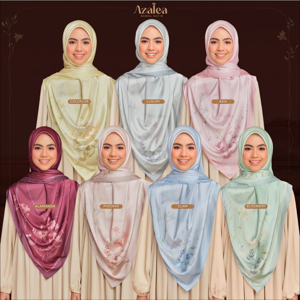 Tudung Bawal Zalea Bling - 28 Slate Rose main image 0