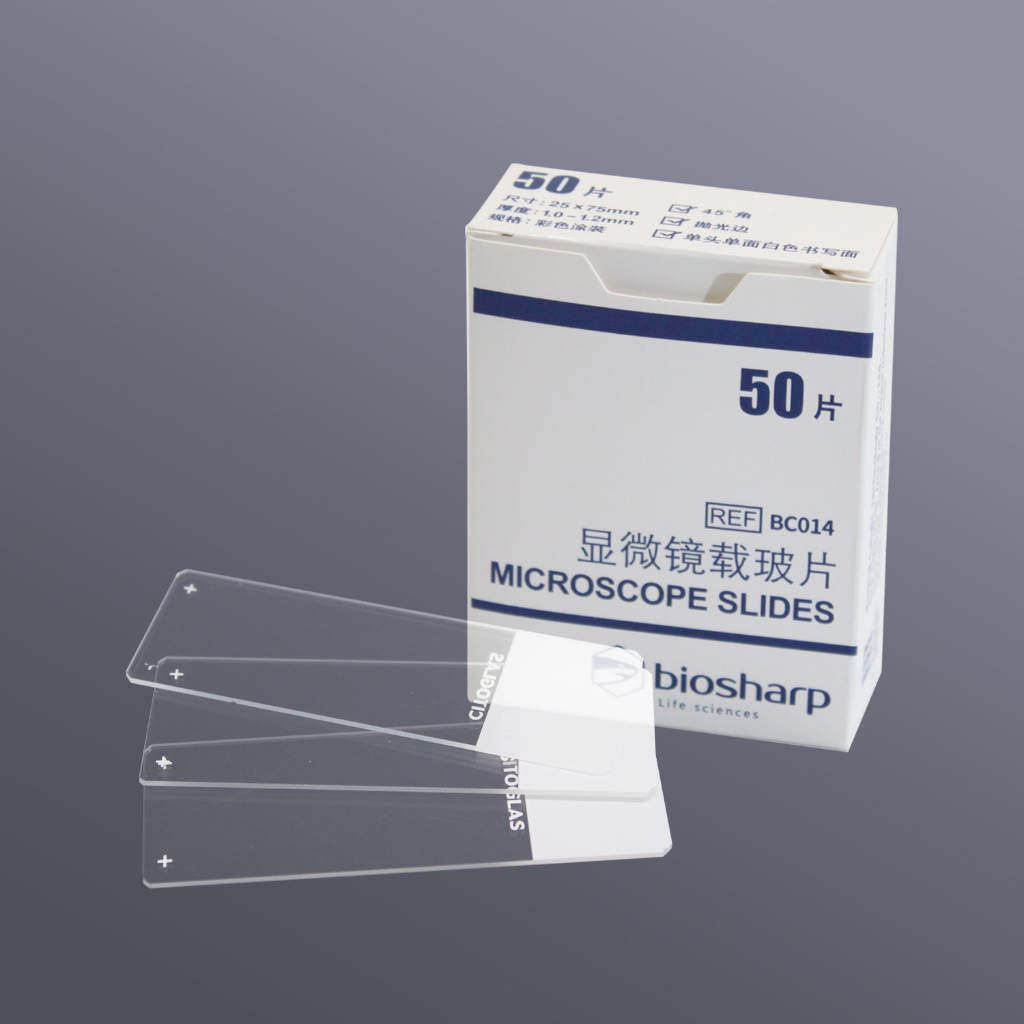 BIOSHARP Microscope Slides, Single Frosted End Slides, Adhesion ...