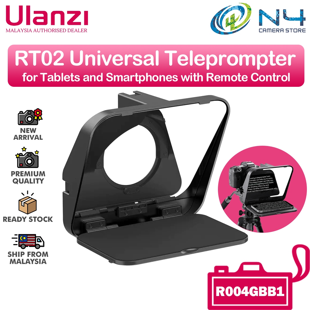 Ulanzi RT02 Universal Teleprompter for Tablets and Smartphones with ...
