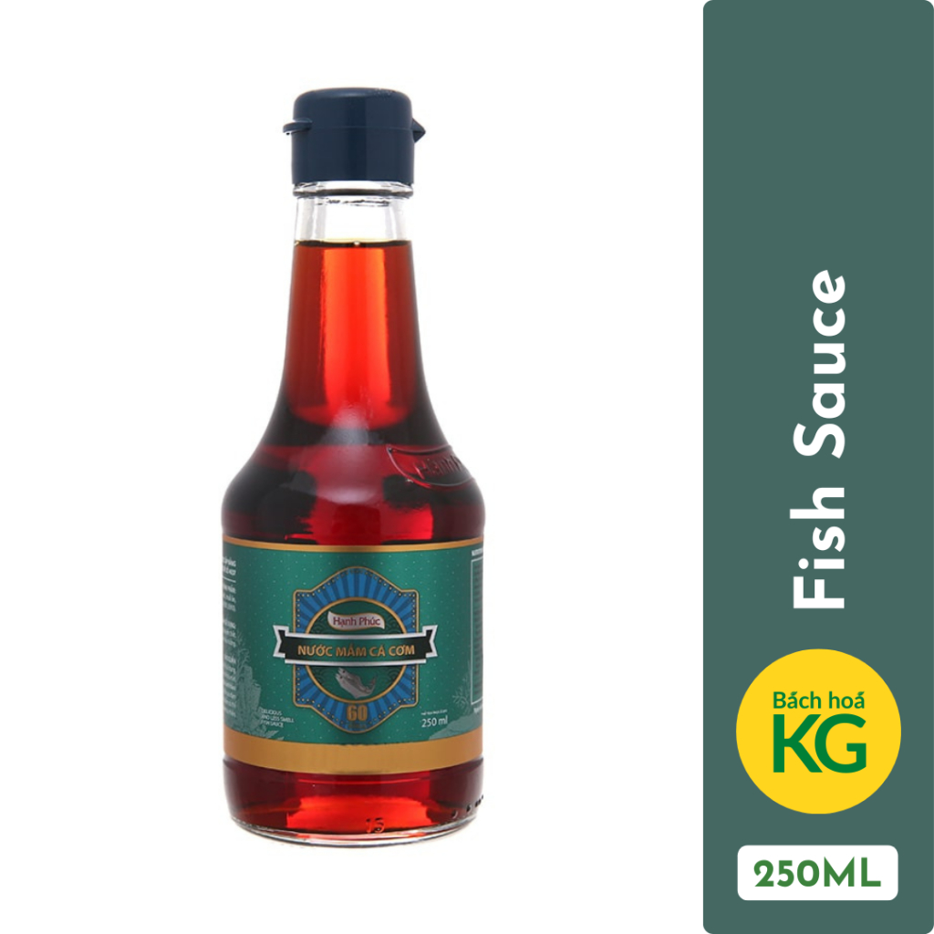 Hanh Phuc anchovy fish sauce 60 degrees protein bottle Nuoc mam ca