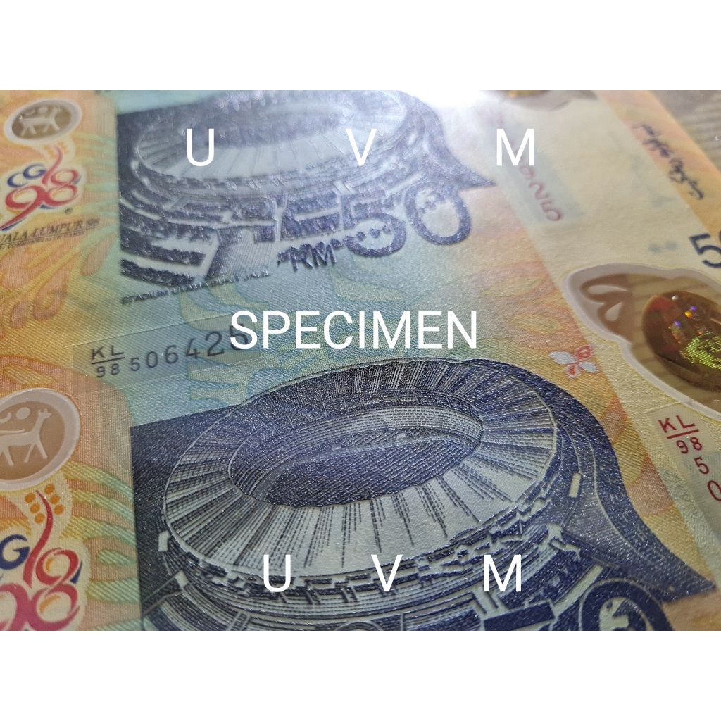 Rm50 Polymer Uncut note #KL98-1425 | Shopee Malaysia