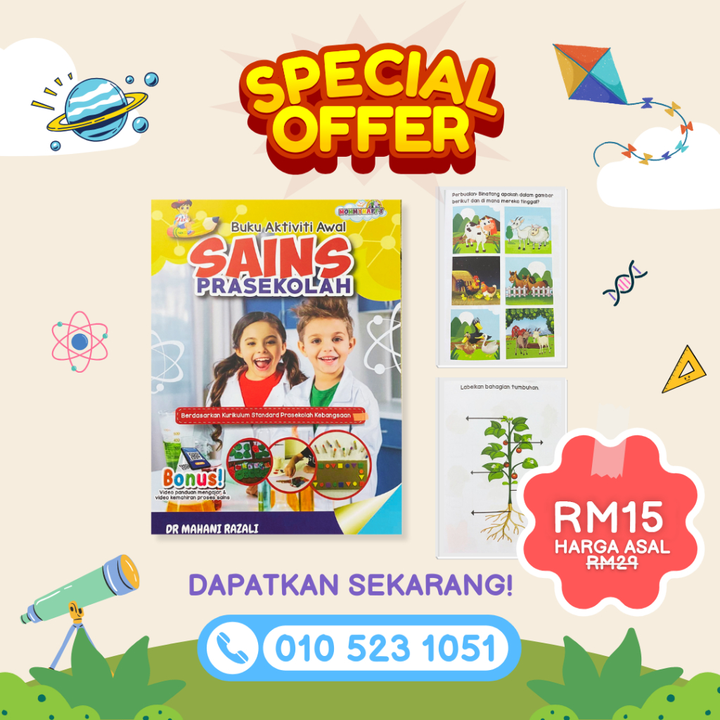 Buku Aktiviti Awal Sains Prasekolah | Shopee Malaysia