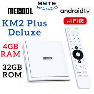 Tv Box Mecool Km2 Plus Android Tv 4k 60fps Chromecast Ram 2gb Rom