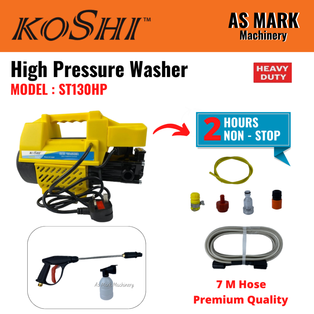 🔥HEAVY DUTY🔥KOSHI ST130HP / ST110 High Pressure Washer / Water Jet