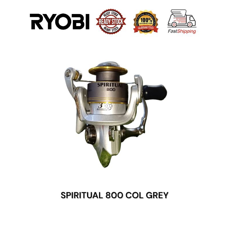 🔥 REEL RYOBI SPIRITUAL 800 COL GREY 🔥 | Shopee Malaysia