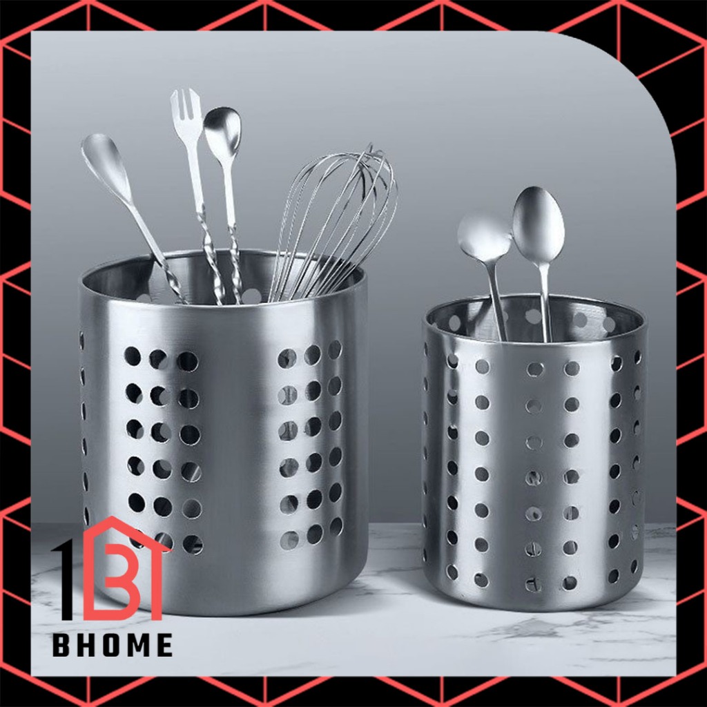 KITCHEN UTENSIL RACK CUTLERY STAND STAINLESS STEEL RAK PERALATAN DAPUR ...