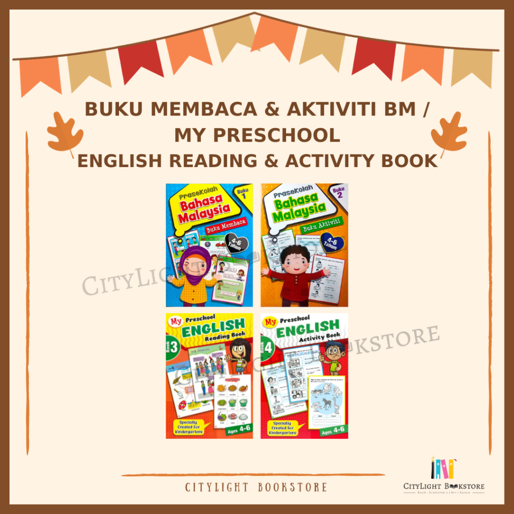 [CITYLIGHT] Prasekolah: Prasklh Buku Membaca & Aktiviti BM / My ...