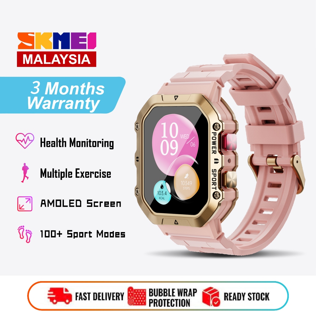 【Buy 1 take 1】SKMEI jam tangan wanita smart watch olahraga anti air jam ...