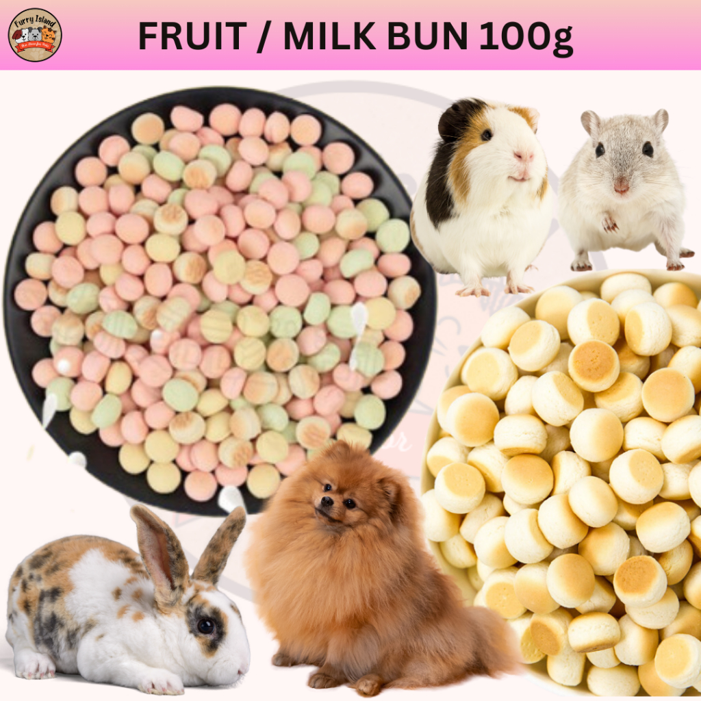 Curated visual reference: Guinea Pig Mix For Nerthus Mik Nutritioncase High Reference: Mix Fruit Bun Milk Bun 100G Hamster Dog Rabbit Guinea